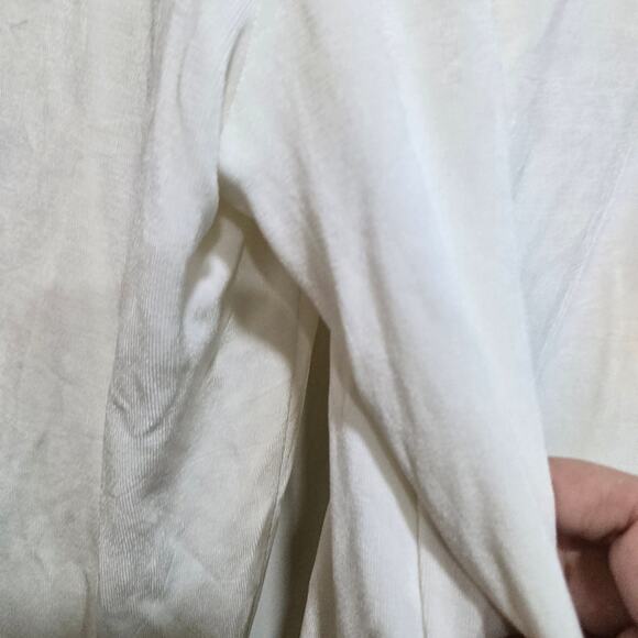 Chico’s Pull-On Slinky Knit Pants Size S Cream - Picture 5 of 9
